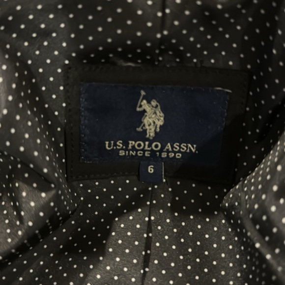 Polo black boys blazer size 6 - Picture 3 of 4